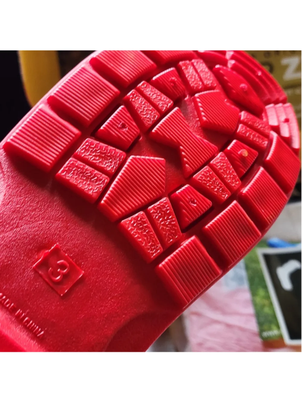 Roma Abel Kids Rain Boots Size 3 US - Glossy Red - Troop Zero Edition New In Box